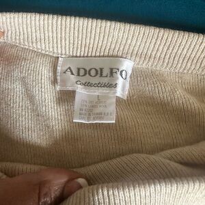 Adolfo Women's Cream skirt